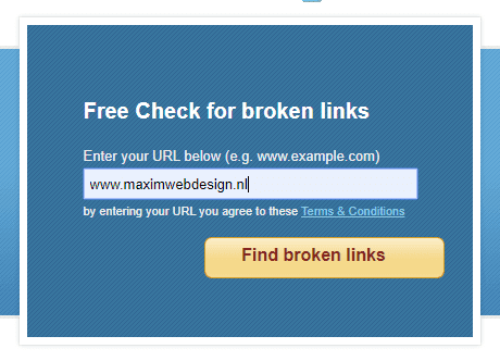 Broken link checker snel zien of een link nog werkt